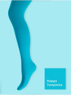 du Milde tights 60 den Happy Turquoise